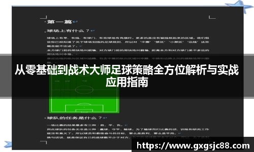 从零基础到战术大师足球策略全方位解析与实战应用指南